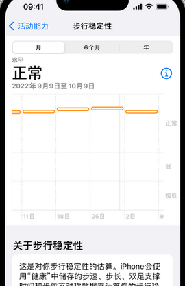 二连浩特iPhone手机维修如何在iPhone开启'步行稳定性通知'