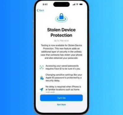 二连浩特苹果授权维修店分享被盗设备保护功能开启方法 