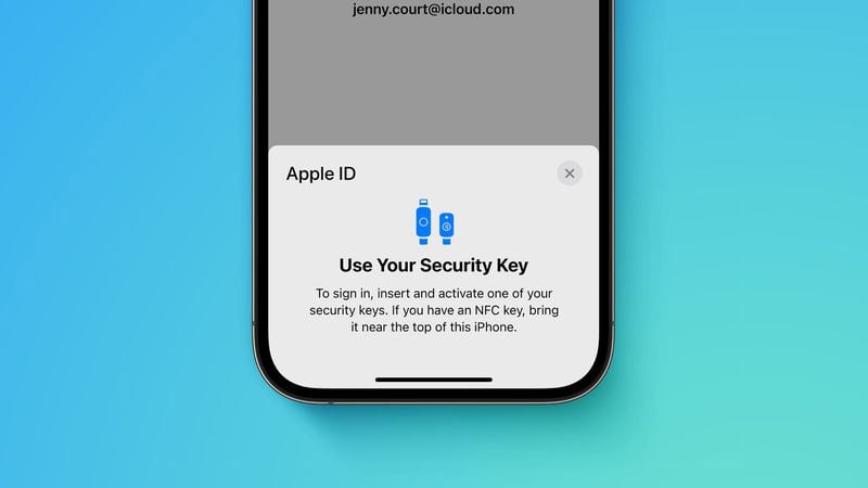 二连浩特苹果手机维修分享iOS 16.3 新增的 Apple ID 的安全密钥有什么功能 