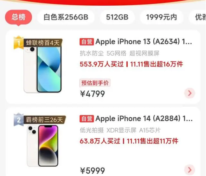 二连浩特苹果14维修分享iPhone14配置不如同价位的安卓还能大卖 