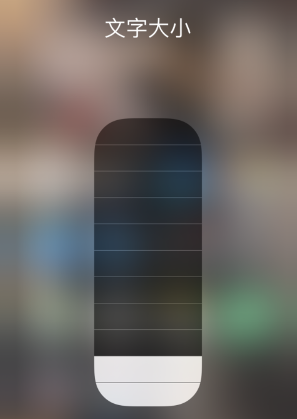 二连浩特苹果手机维修分享小技巧：在 iPhone 控制中心快速调节字体大小 