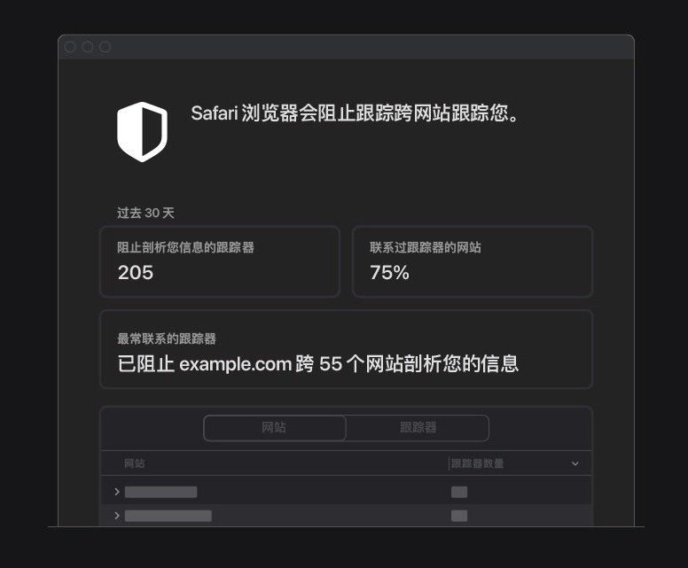 二连浩特苹果手机维修分享如何在 Safari 浏览器中查看和打开隐私报告 